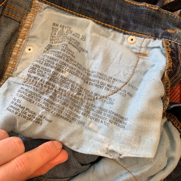 🌸BDG Mid Rise Cigarette Ankle Dark Wash Jean - Picture 8 of 8